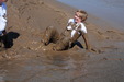 White Overalls Mud Fun view details of set gm-4m054, From gleaming to mud-drenched