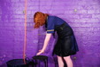 view details of set gm-4w036, Completely soaking her nurses uniform dress in the dungeon